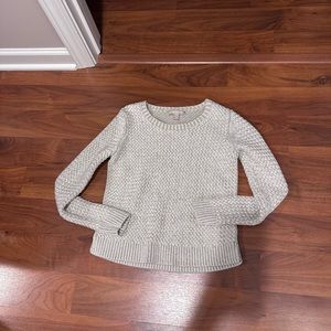 Banana Republic Silver Gray Crew Neck Sweater